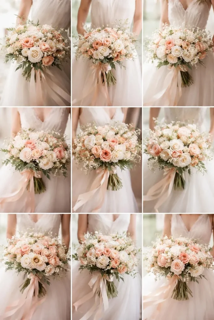 10 Soft, Romantic Bouquets for a Timeless Wedding Day