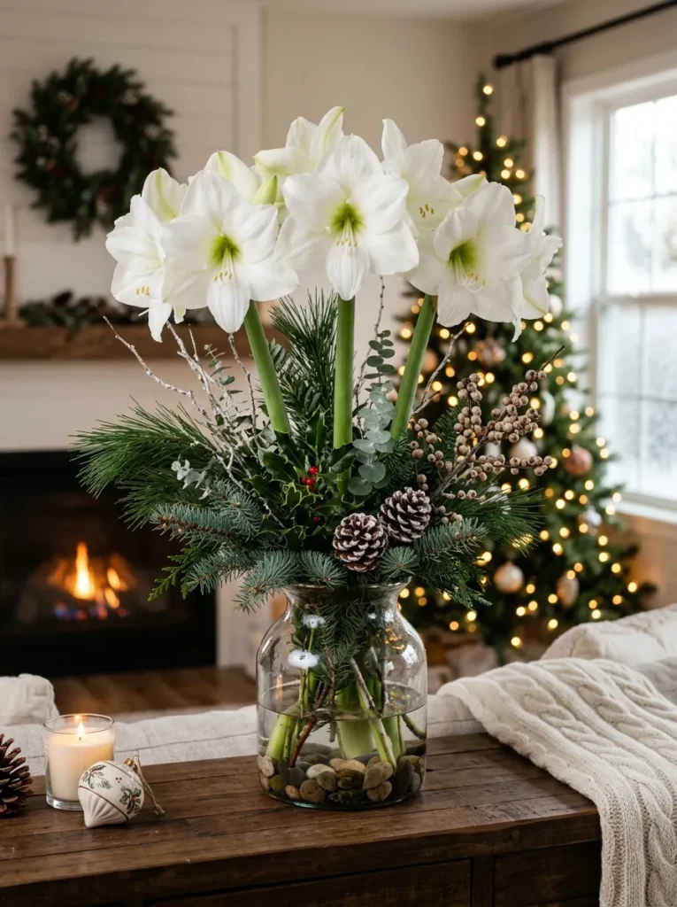 20 Winter Flower Arrangements for Cozy Holiday Home Decor